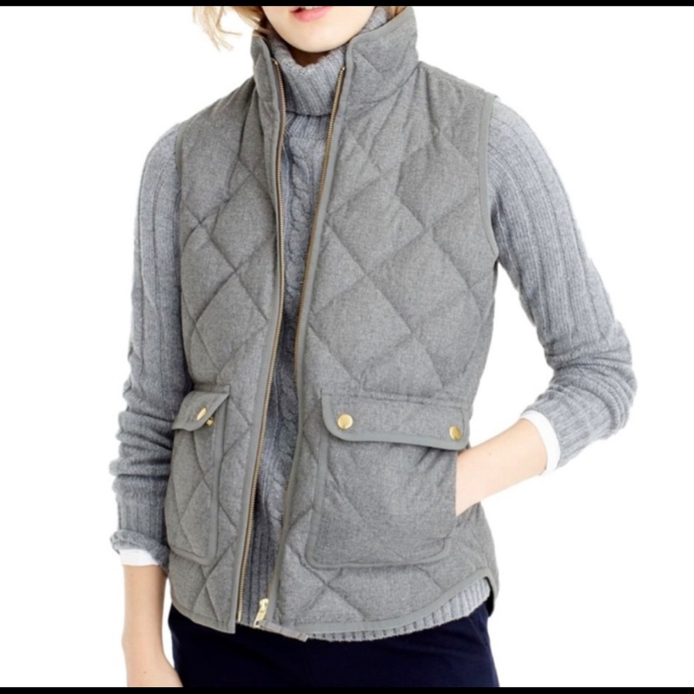 J Crew Quilted Excursion Vest